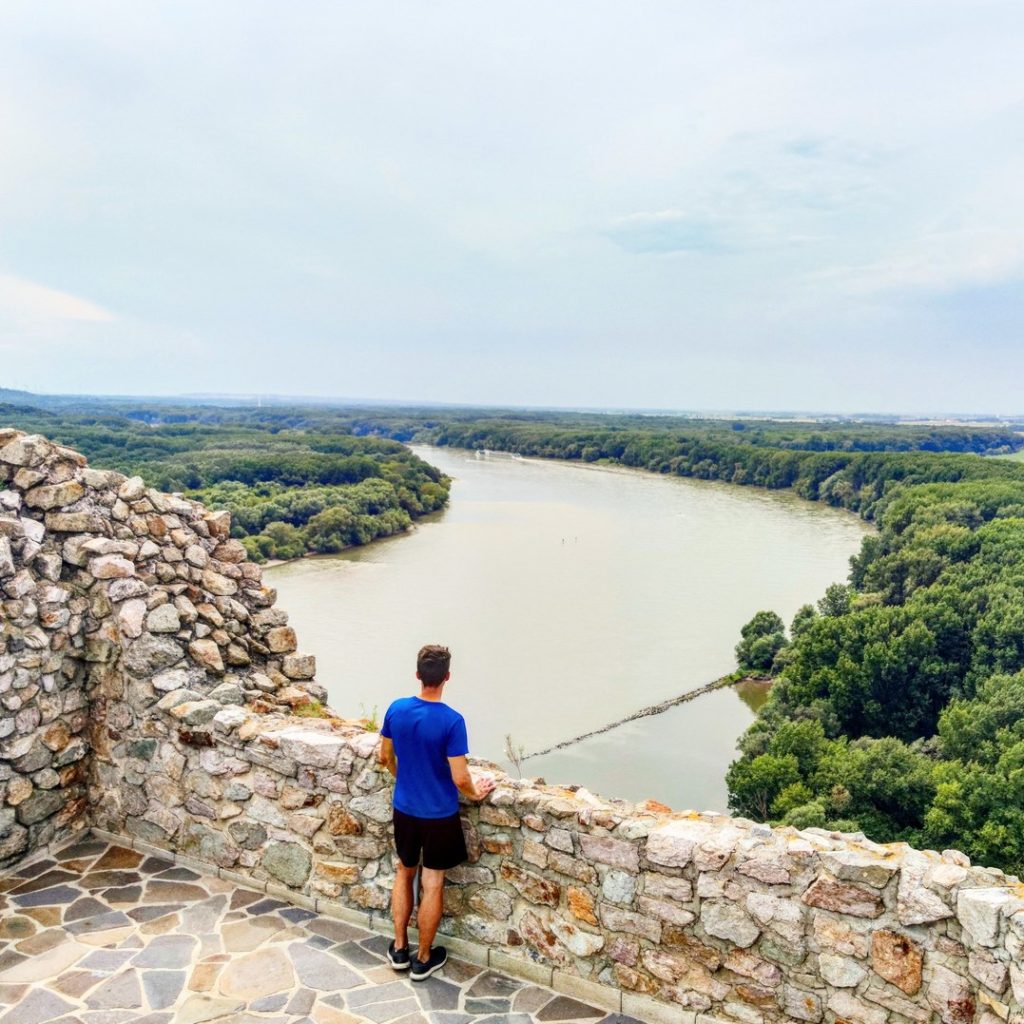 A view to Donau from Devin castle