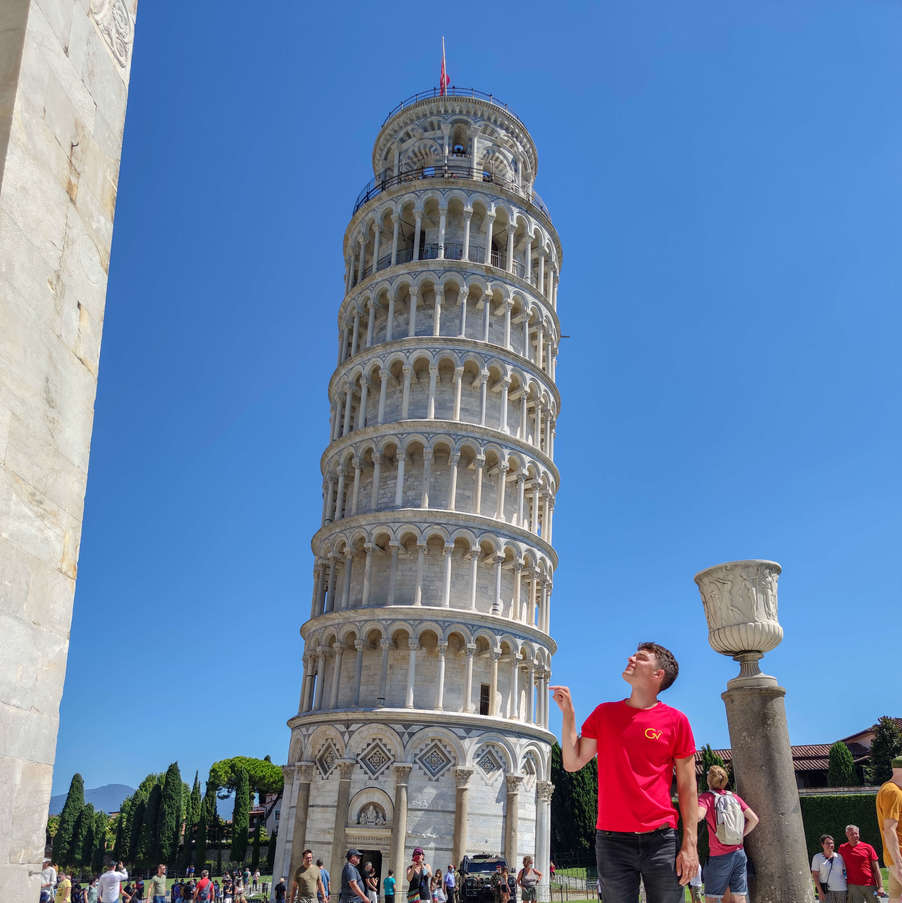 Me and The Leaning Tower of Pisa