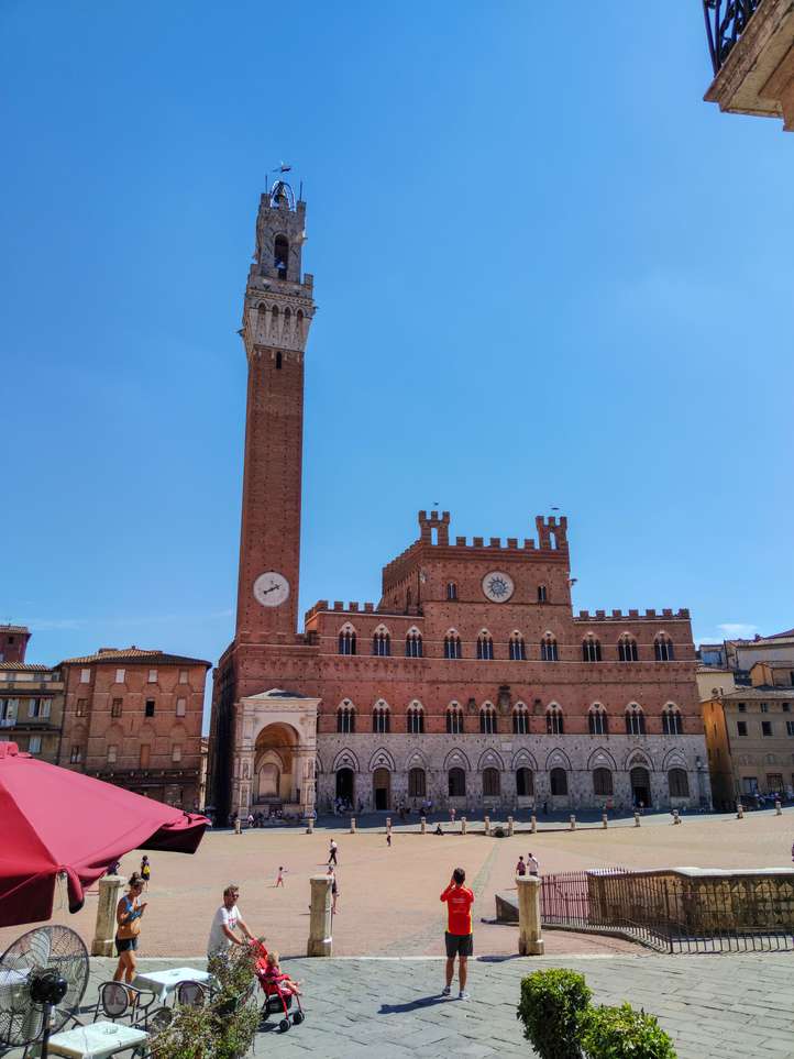 The centre of Siena. Tuscany