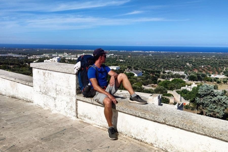 backpacking in puglia