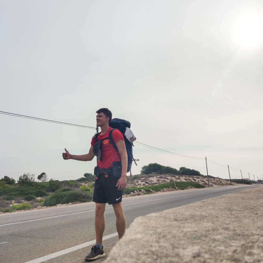 Hitchhiking in Puglia
