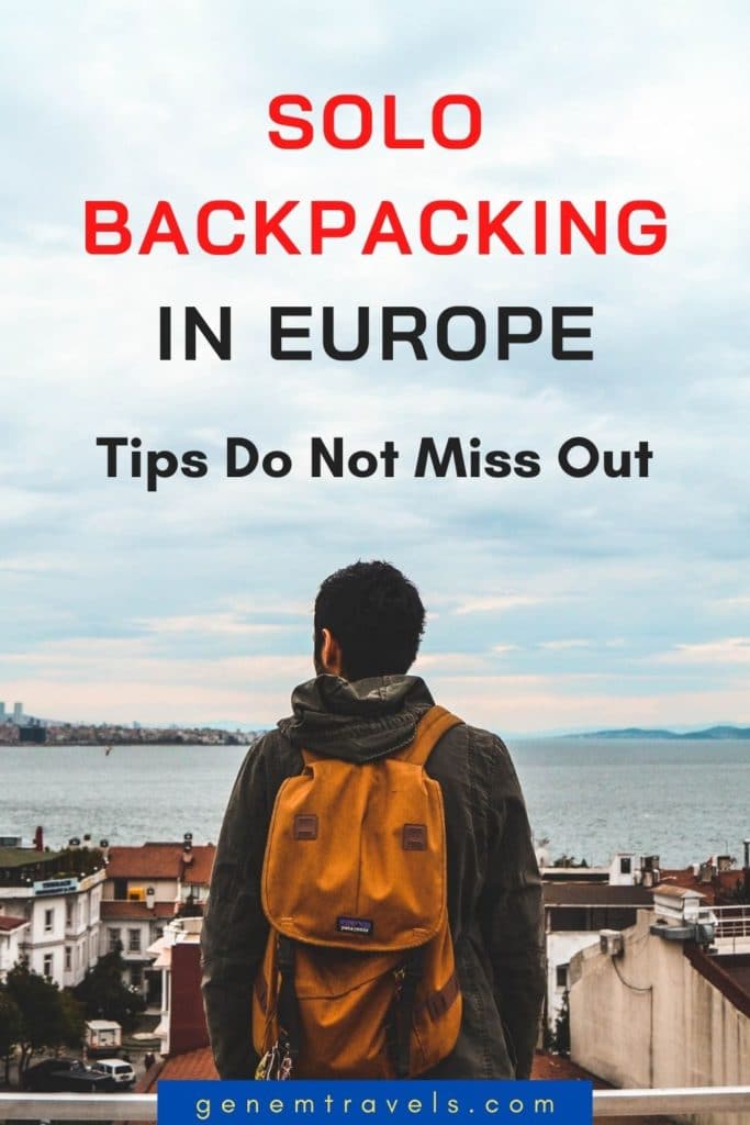 Solo backpacking in Europe
