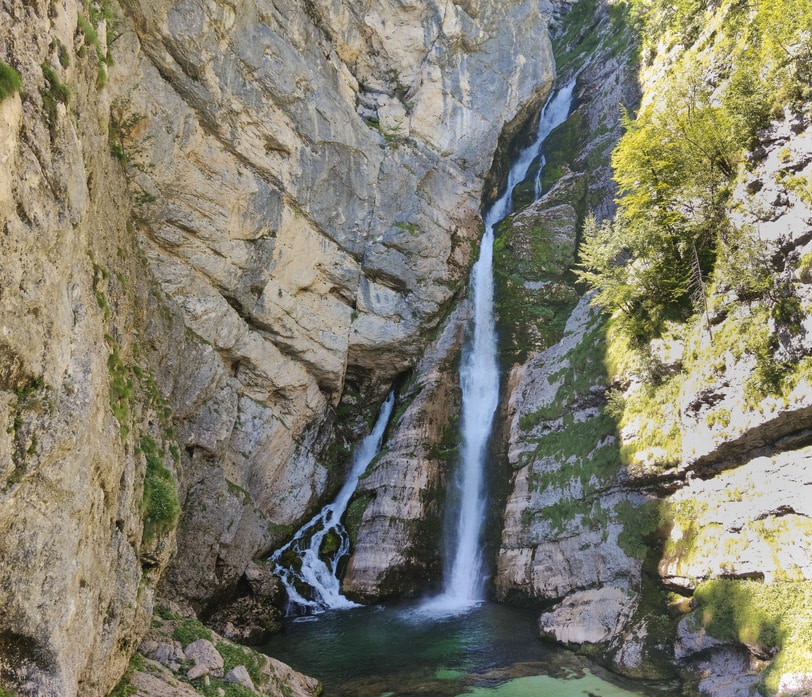 Savica waterfall