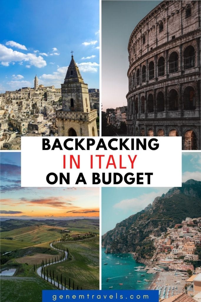 Budget backpacking in Italy