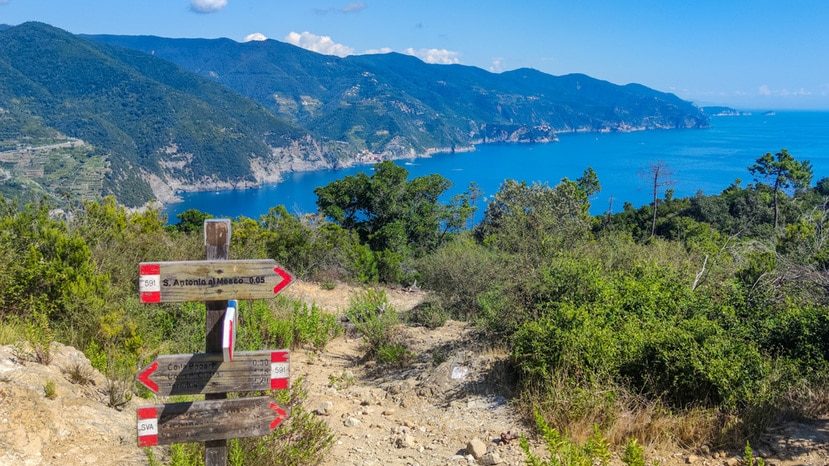 Hiking in Cinque Terre, Punta Mesco