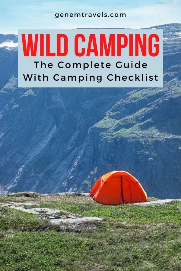 wild camping guide