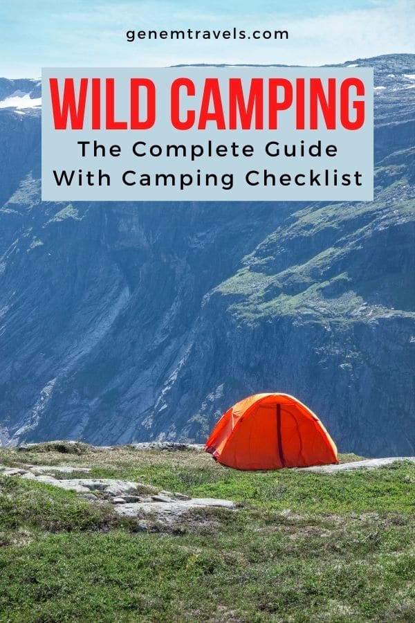 Wild Camping Packing Essentials & Checklist for Beginners