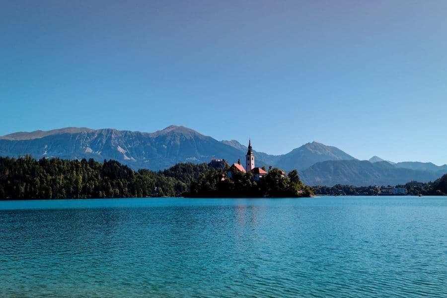 lake bled. backpacking slovenia travel guide