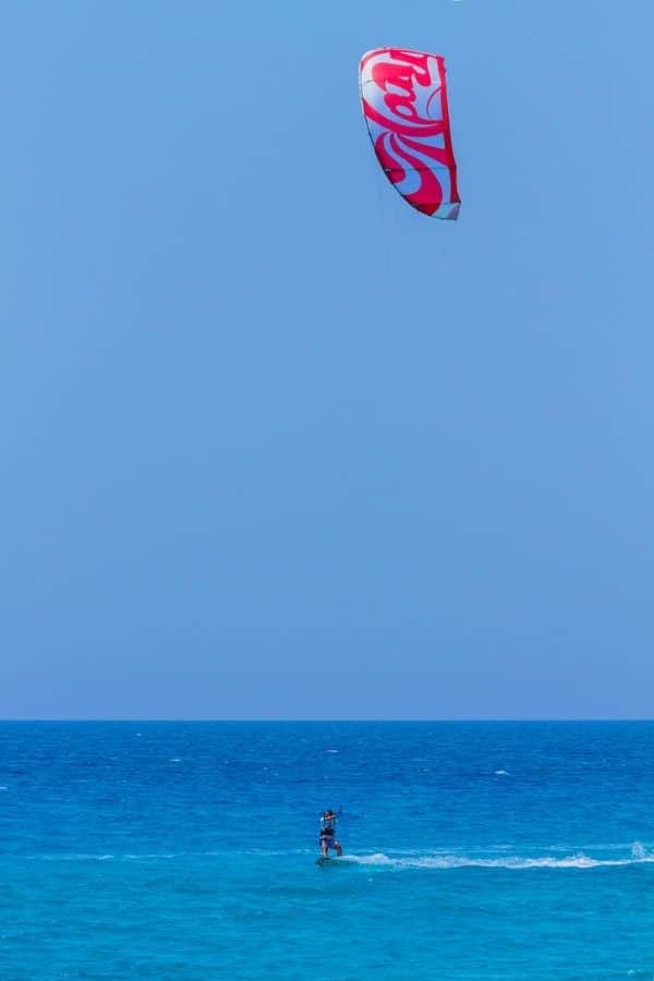 Kitesurfing in Lefkada
