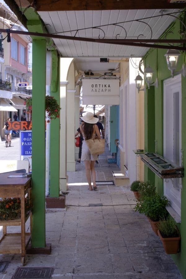 Lefkada Town Street