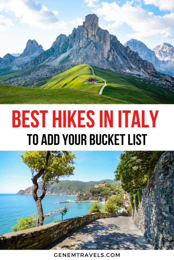 hikes in italy