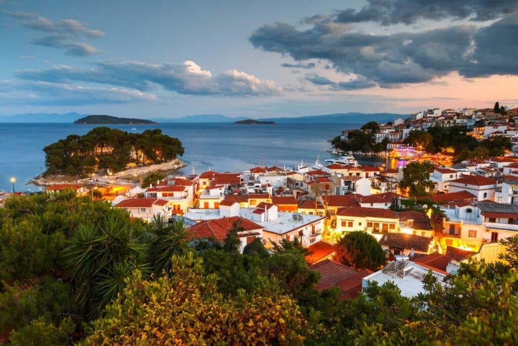 Skiathos - best Greek islands for partying