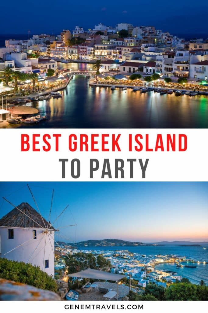 best greek islands to party