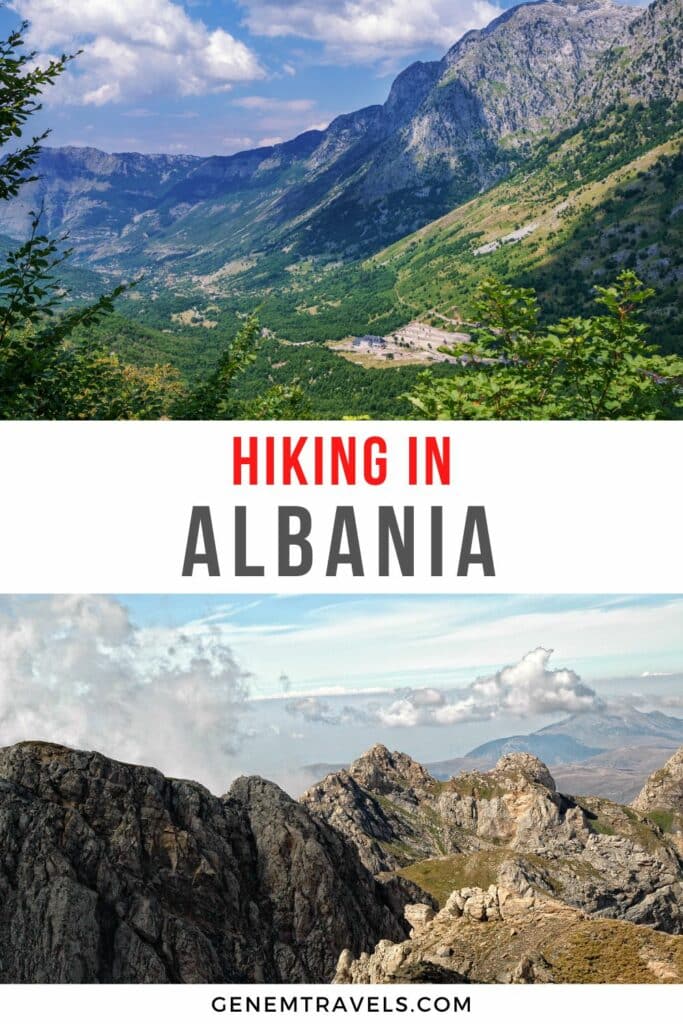 hiking in albania