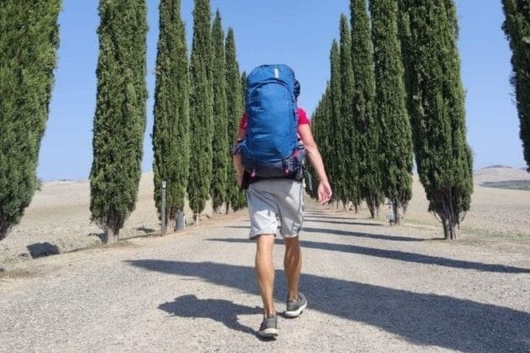 backpacking in tuscany