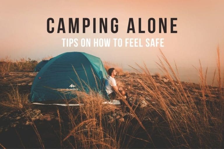 camping alone