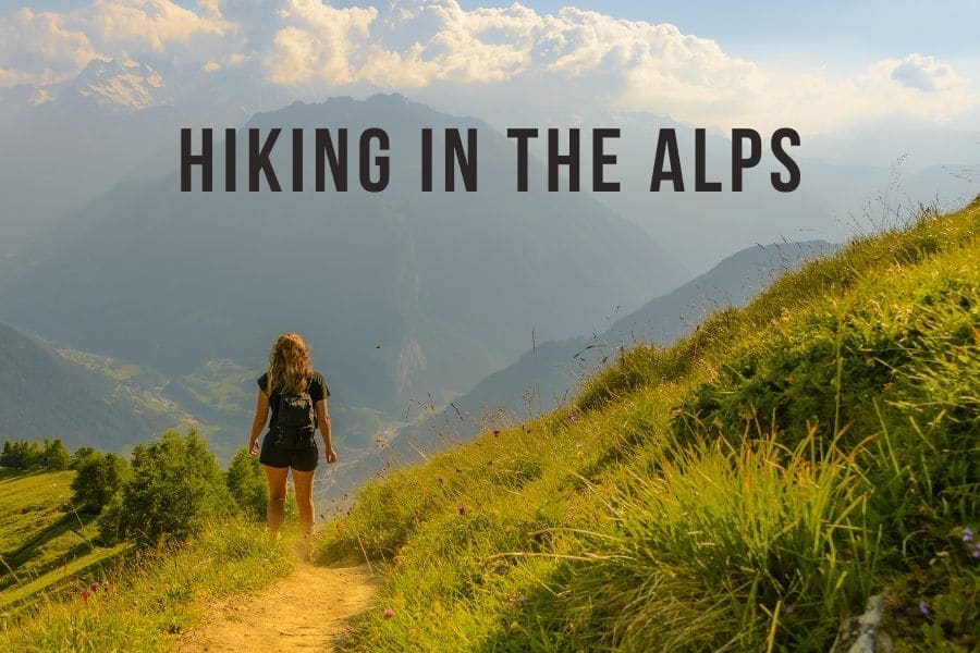 hiking in the alps