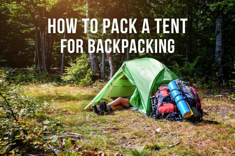 How to pack a tent for backpacking