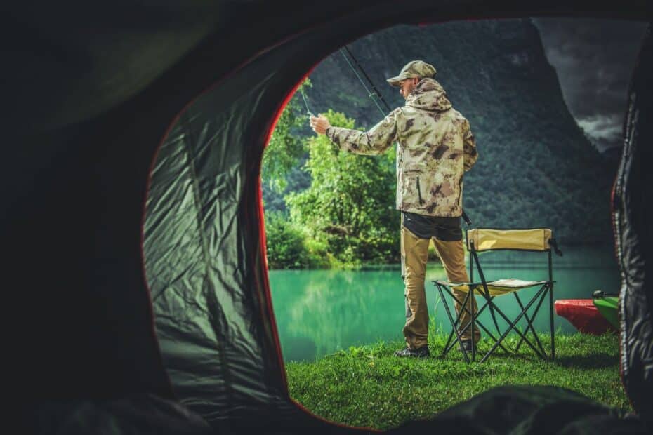 fishing and camping