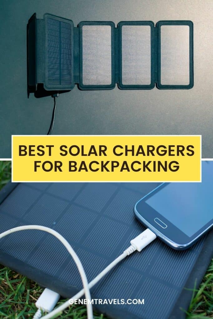 best solar chargers for backpacking